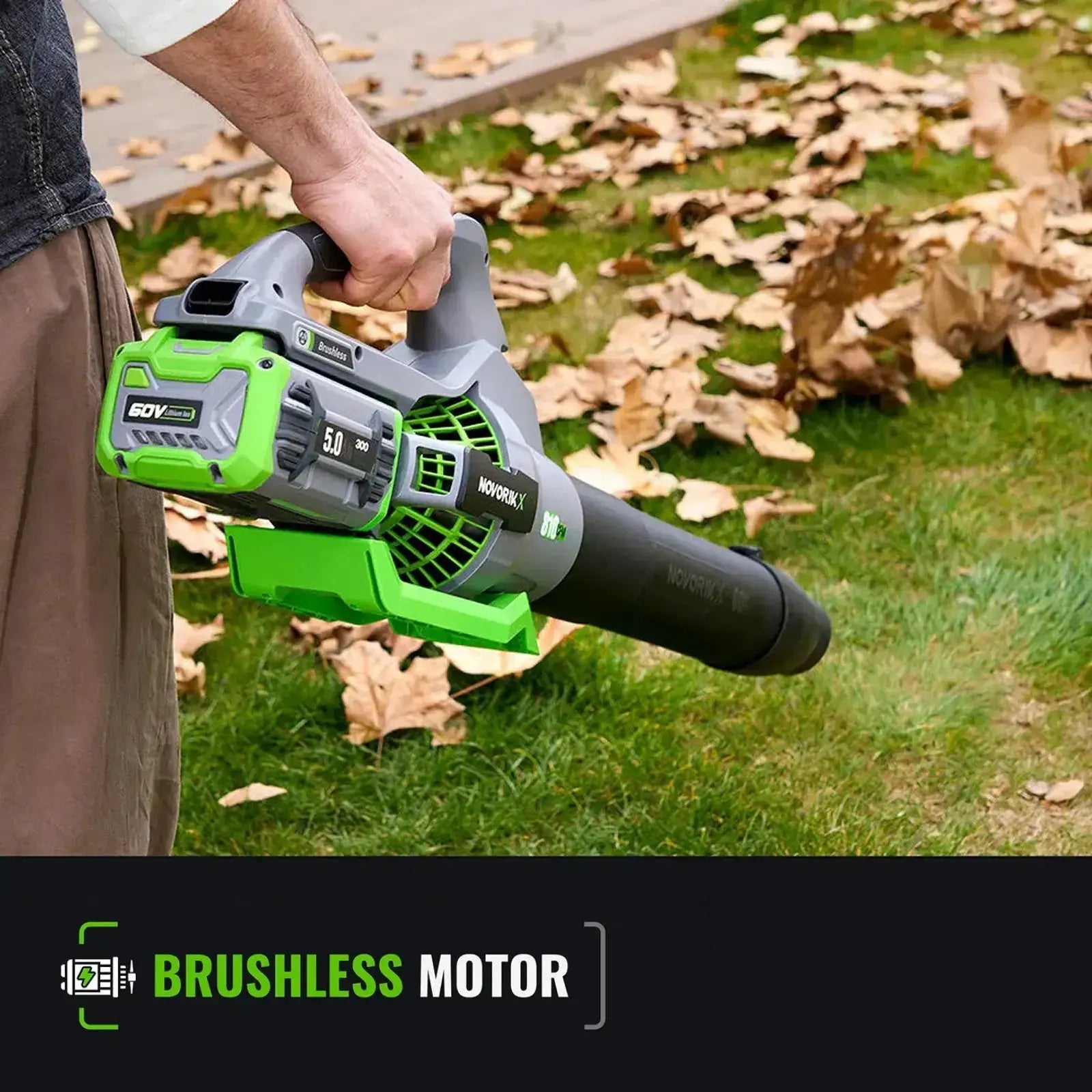 810 CFM 60V Electric Leaf Blower NovorikX