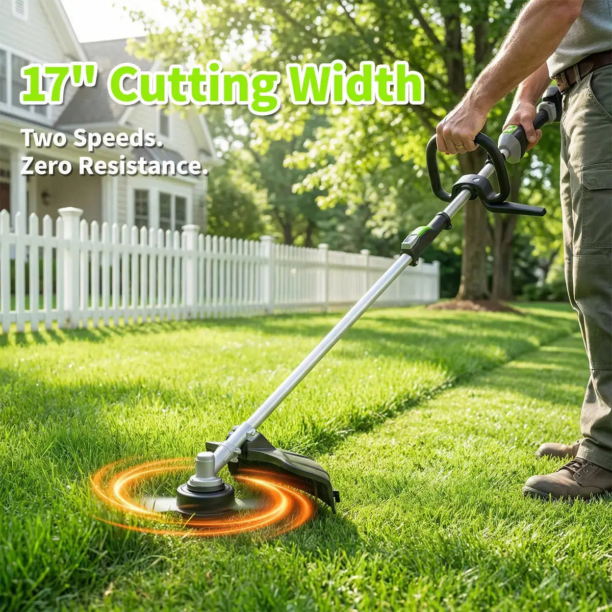 17-Inch 60V Cordless Electric String Trimmer NovorikX
