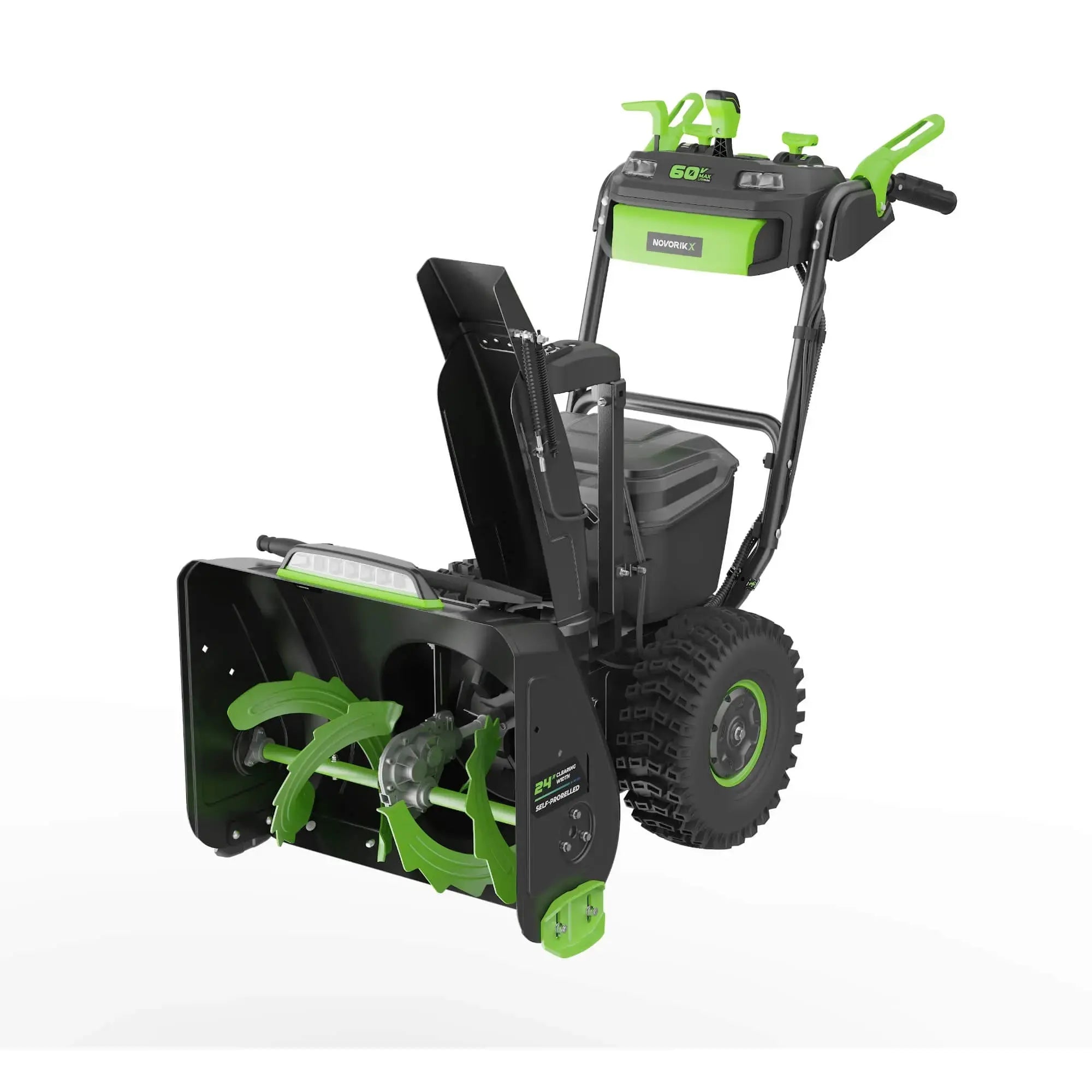 60V 24-Inch Self-Propelled 2-Stage Snow Blower NovorikX