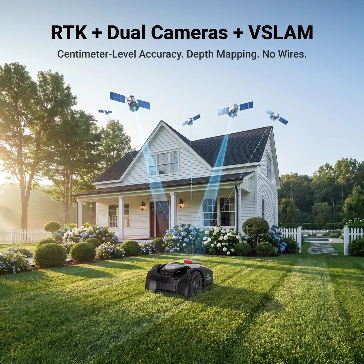 NovorikX X3 Robotic Lawn Mower - 0.2 Acre NovorikX