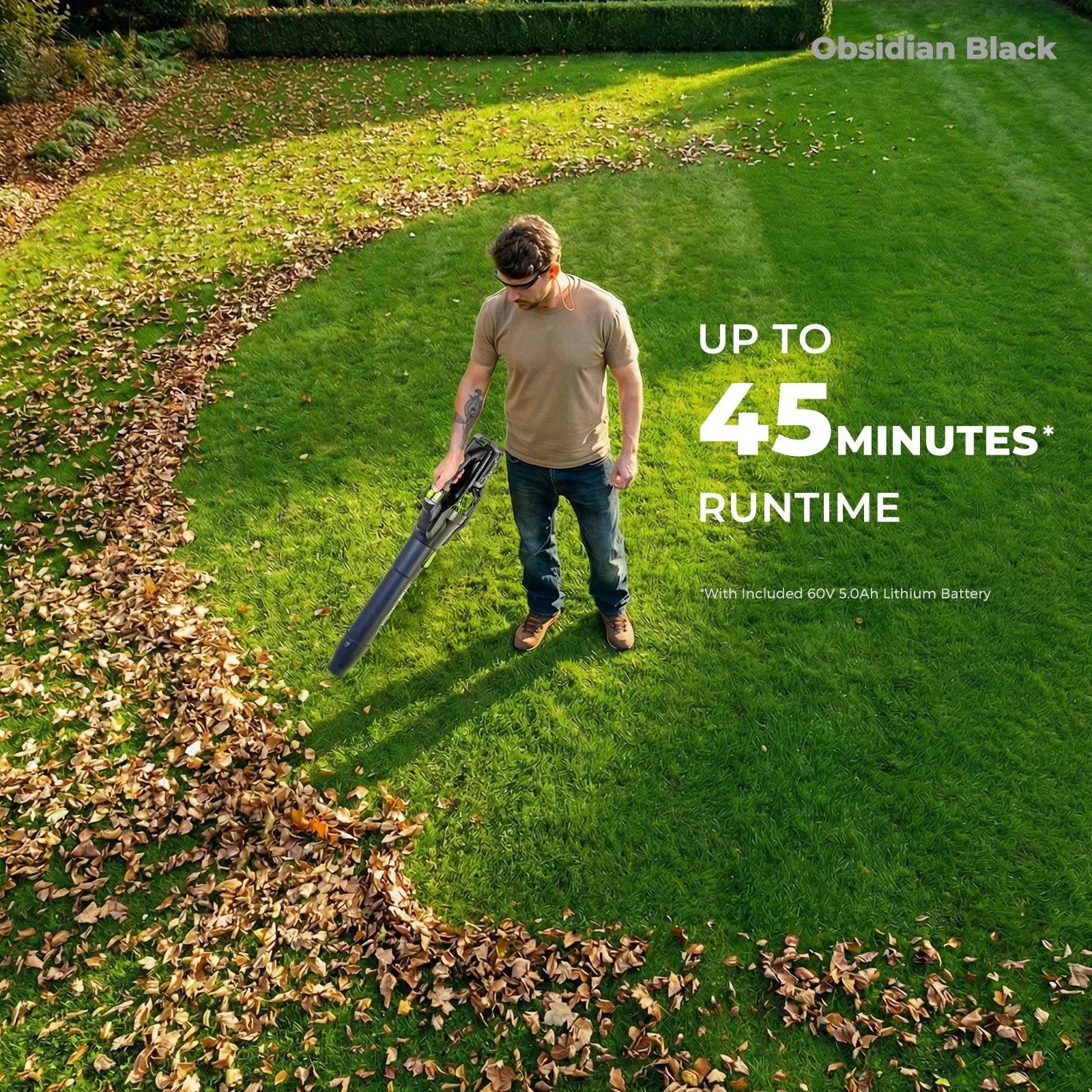 NovorikX Obsidian Black 60V Brushless 810CFM 190MPH Leaf Blower Kit NovorikX