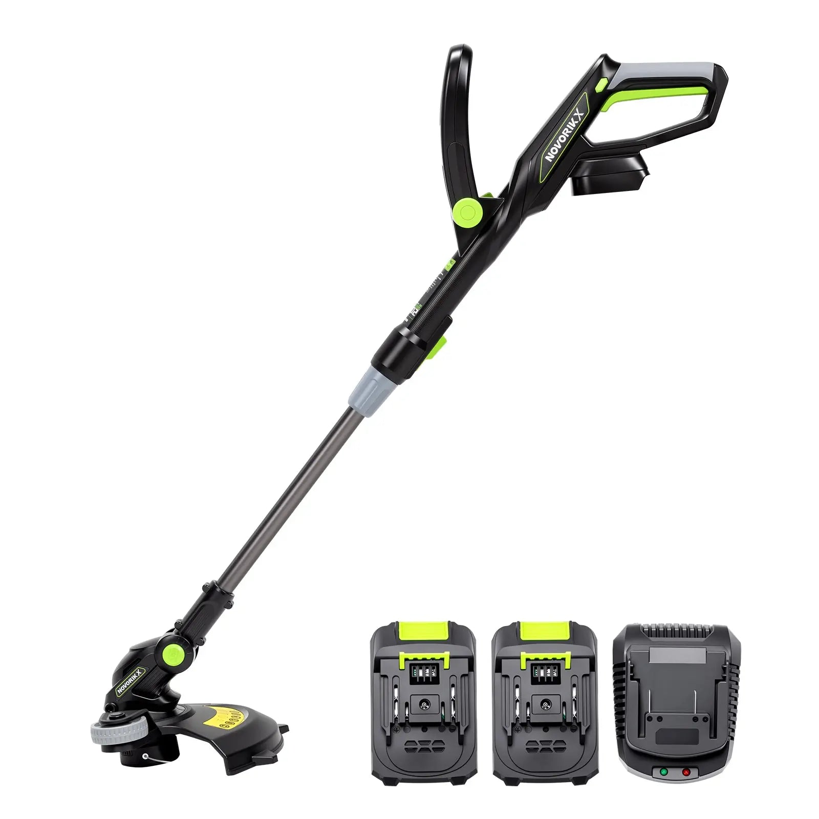 20V Cordless 12-Inch Telescopic String Trimmer Kit  NovorikX