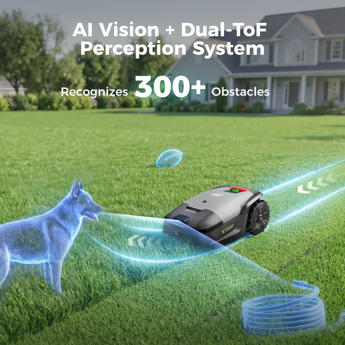 NovorikX X1 Robotic Lawn Mower - 0.37 Acre  NovorikX